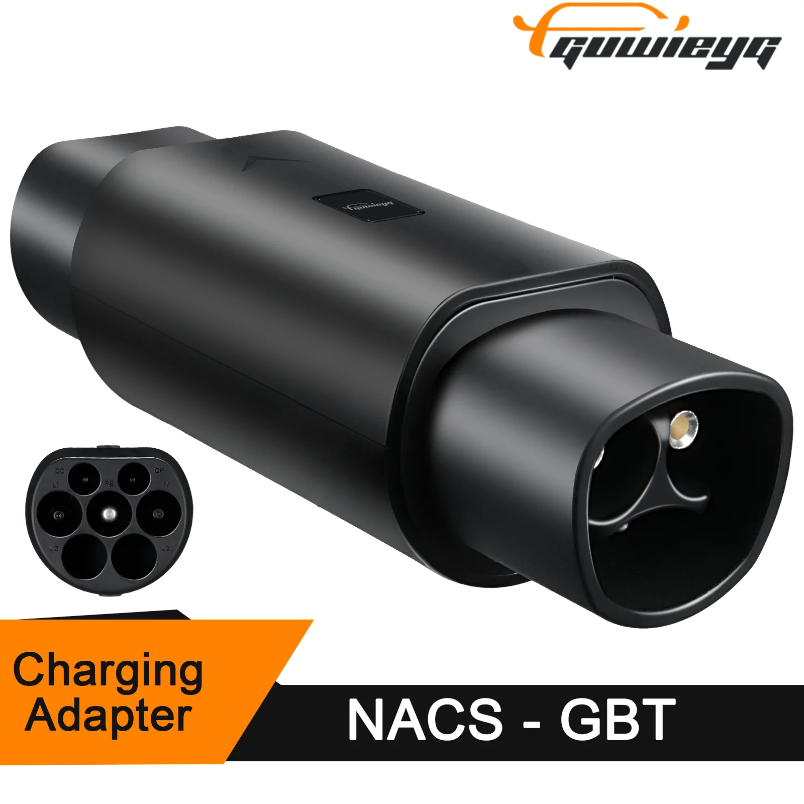 GUWIEYG EV Adapter 32A for Tesla To GBT EVSE Adapter 250V Charging Connector Fit with all GBT Standard Cars