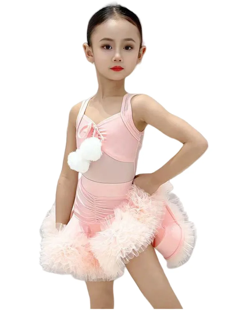 Latin Dans Jurk Meisjes Ballroom Danswedstrijd Jurken Standaard Rumba Samba Tango Danskleding Latin Oefenjurk Kinderen