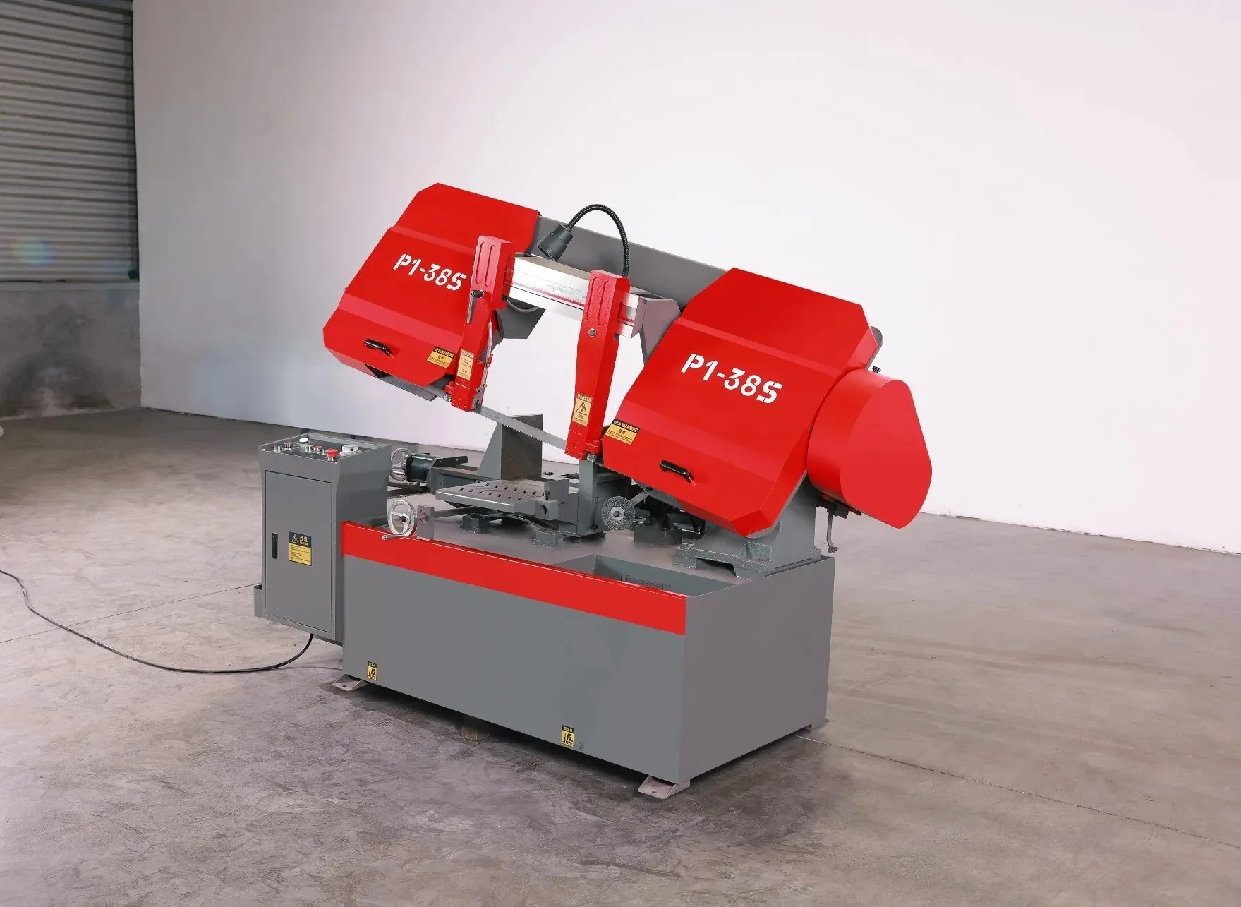 P1-38s Horizontal Angle Cutting Metal Band Saw Machine