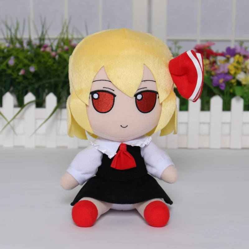 TouHou Project Girl Fumo Rumia Cosplay Anime 20cm Soft Plush Stuffed Doll Toys Plushie Pillow Funny Kawaii Birthday Gift