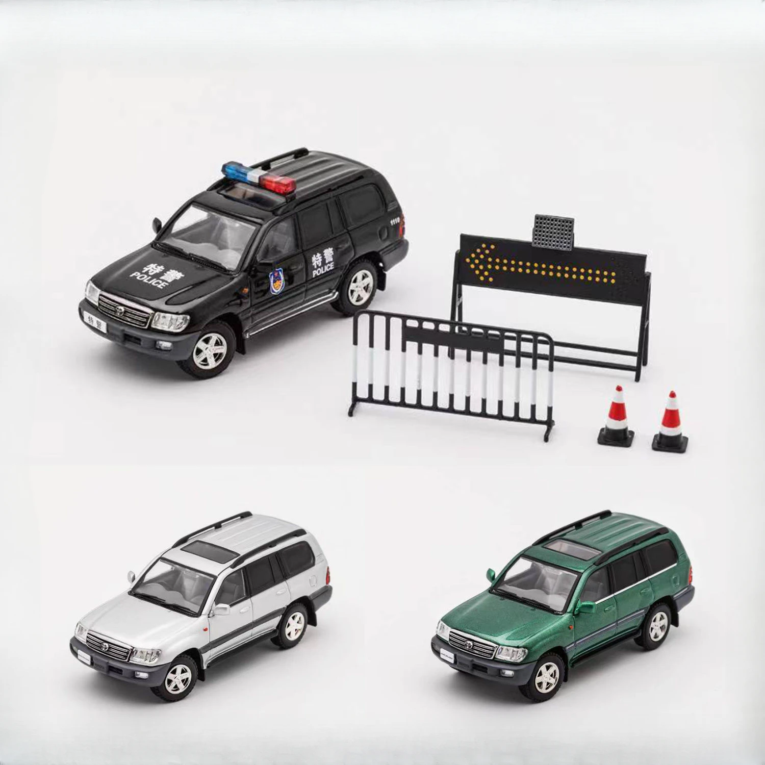 1:64 Toyota Landcruiser LC100 Landcruiser Simulation Alloy Small Scale Car Model Decoration