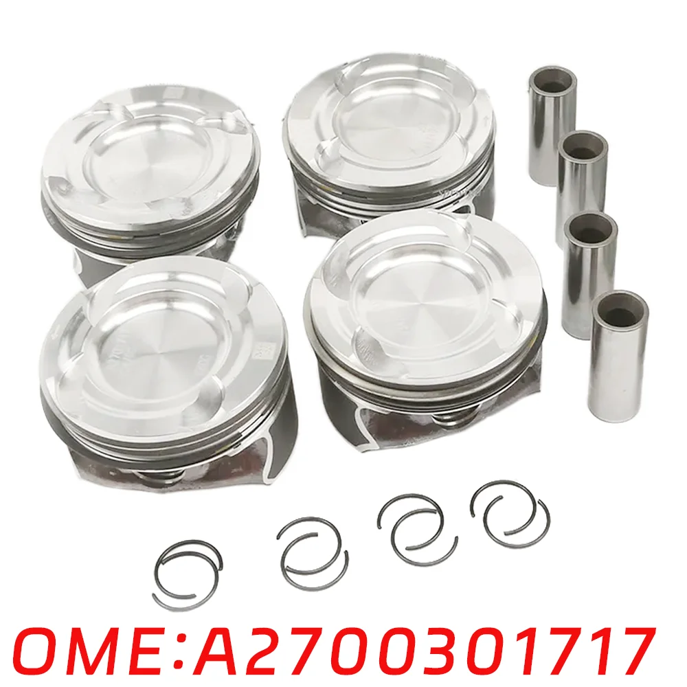 Suitable for Mercedes Benz M270 B220 A250 CLA250 GLA250 GLA220 car engine piston A2700302517 A2700300317 A2700301717 auto parts