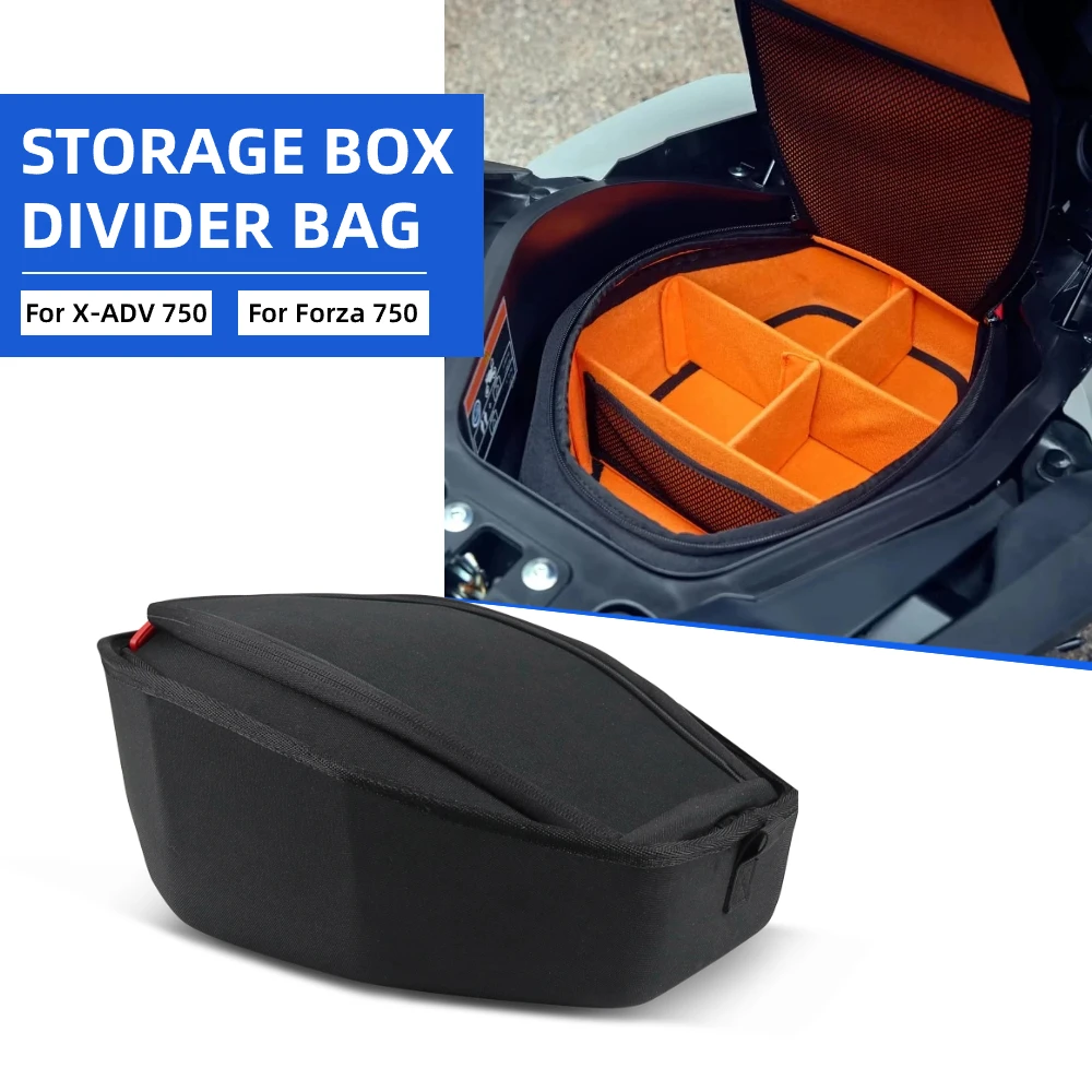 Motorcycle Luggage Box Storage Bag For HONDA X ADV XADV 750 For Forza 750 2025 Accessories Under Seat Bags Arrange Divider Bag