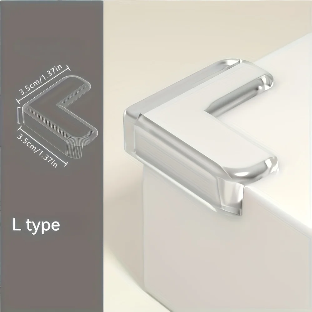 Transparent Silicone Bumper Set, Suitable for Power Outlets and Furniture Edge Protection, Safe Guard Corners Usable