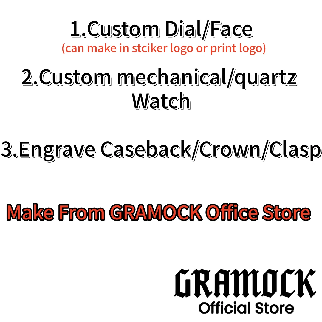

(Please Read Carefully The Details Before Place An Order) Custom Logo Fee Exclusive Links! Customize link (Custom Dial/Watch)