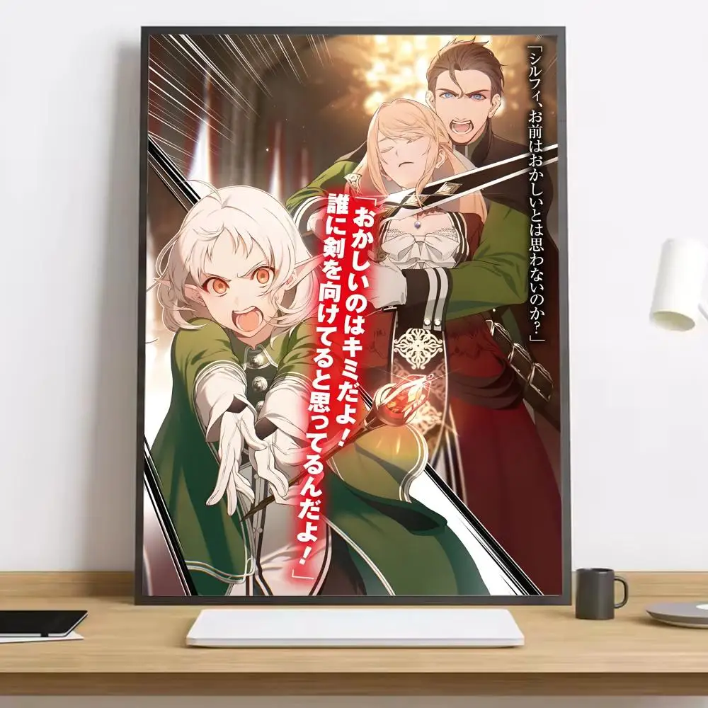 Mushoku Tensei Jobless Reincarnation Malerei Kalligraphie HD-Leinwandposter Wohnzimmer Schlafzimmer Bar ästhetische Dekoration – Detail 9