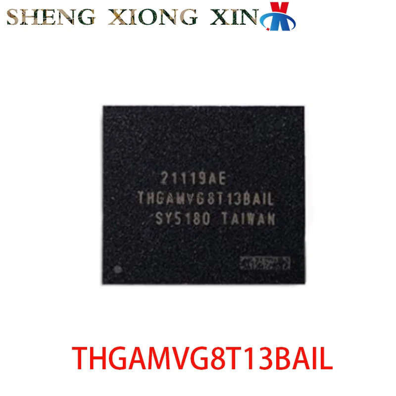 1pcs 100% NEW THGAMVG8T13BAIL 153-BGA Memory Chip THGAMVG8 T13BAIL Integrated Circuit