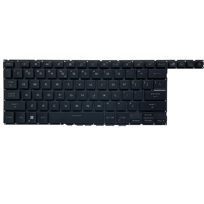 Imagem -02 - Teclado para Notebook dos Eua para Asus Zephyrus Duo16 Rog Gx650 Gx650rm Gx650p Gx650py Gx650rw Gx650rx Gx650pz Rgb Retroiluminado Novo