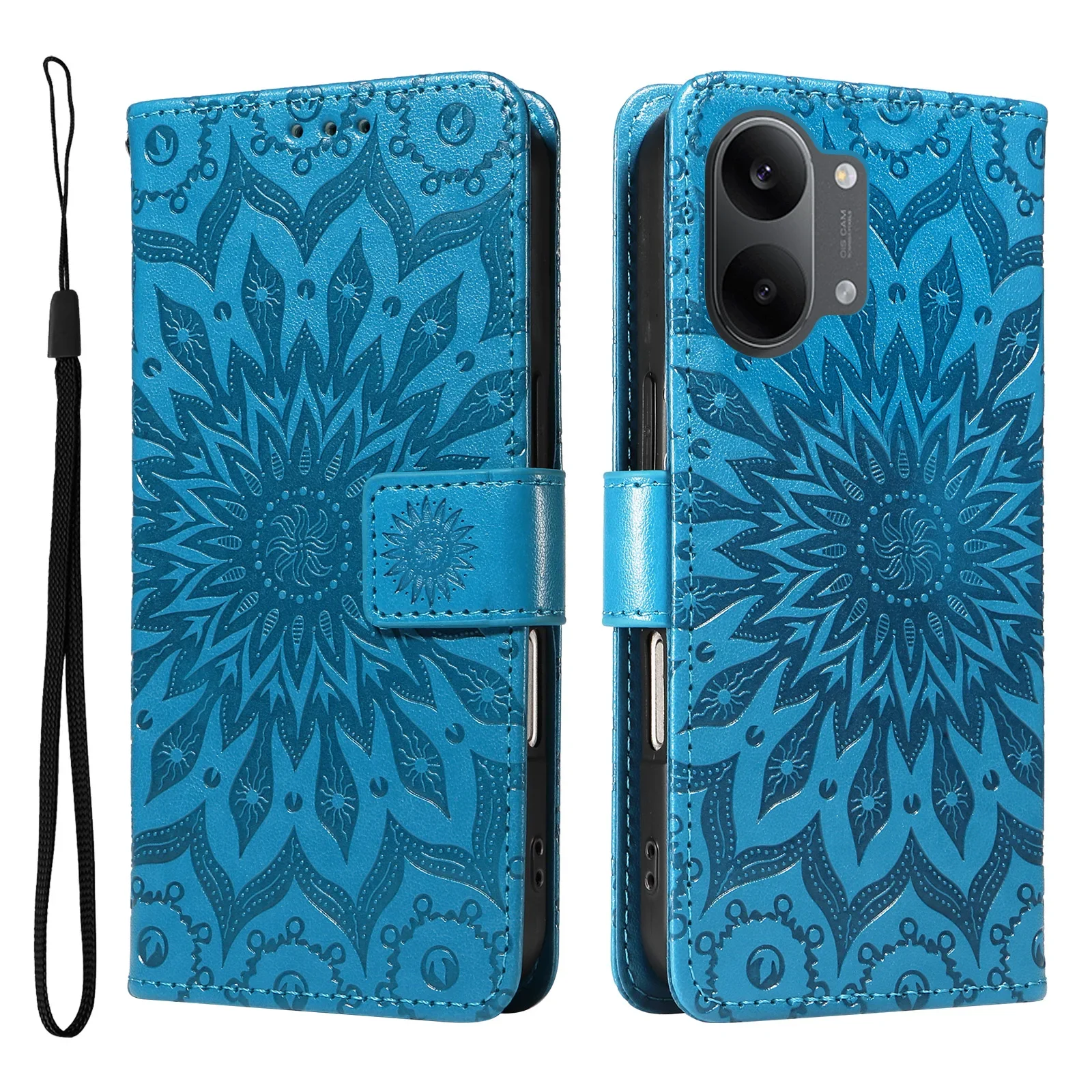 Leder-Brieftaschenhülle für Redmi Note Turbo 5 15 14R 15R 14C 15C 15A A4 A5 A7 K8 K90 Pro Max |   Schmetterlings-Prägedesign