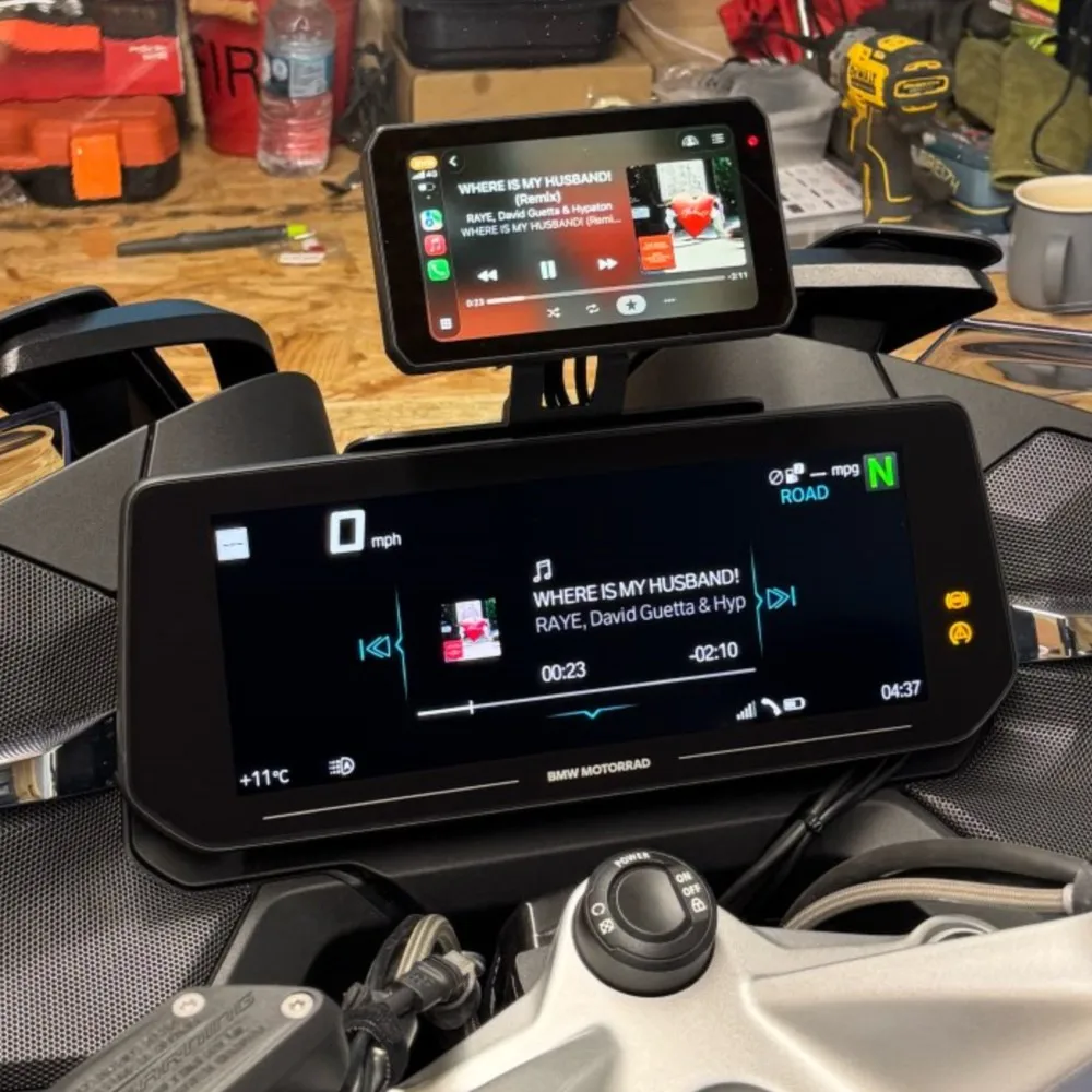 FOR BMW K1600GT K1600GTL K1600B R1250RT R1300RT 2022-2026 2027 R1250 R1300 RT GPS Navigation Bracket Wireless Charging Stand