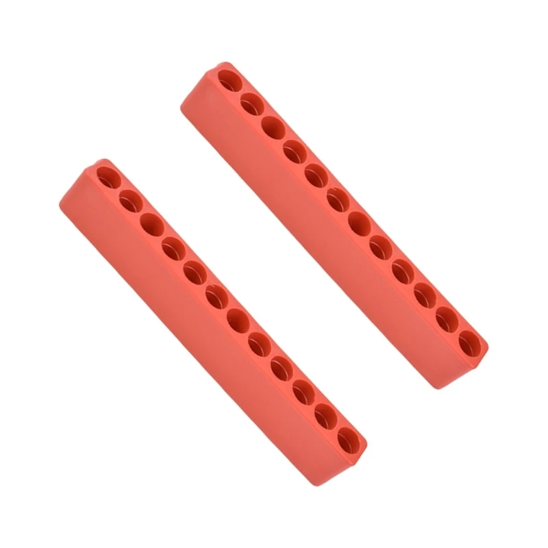 Professional 12 Slot Tool Bit Storage Box Compatible for 6.35Mm Shank Tip Organized 12 Space Bit Container
