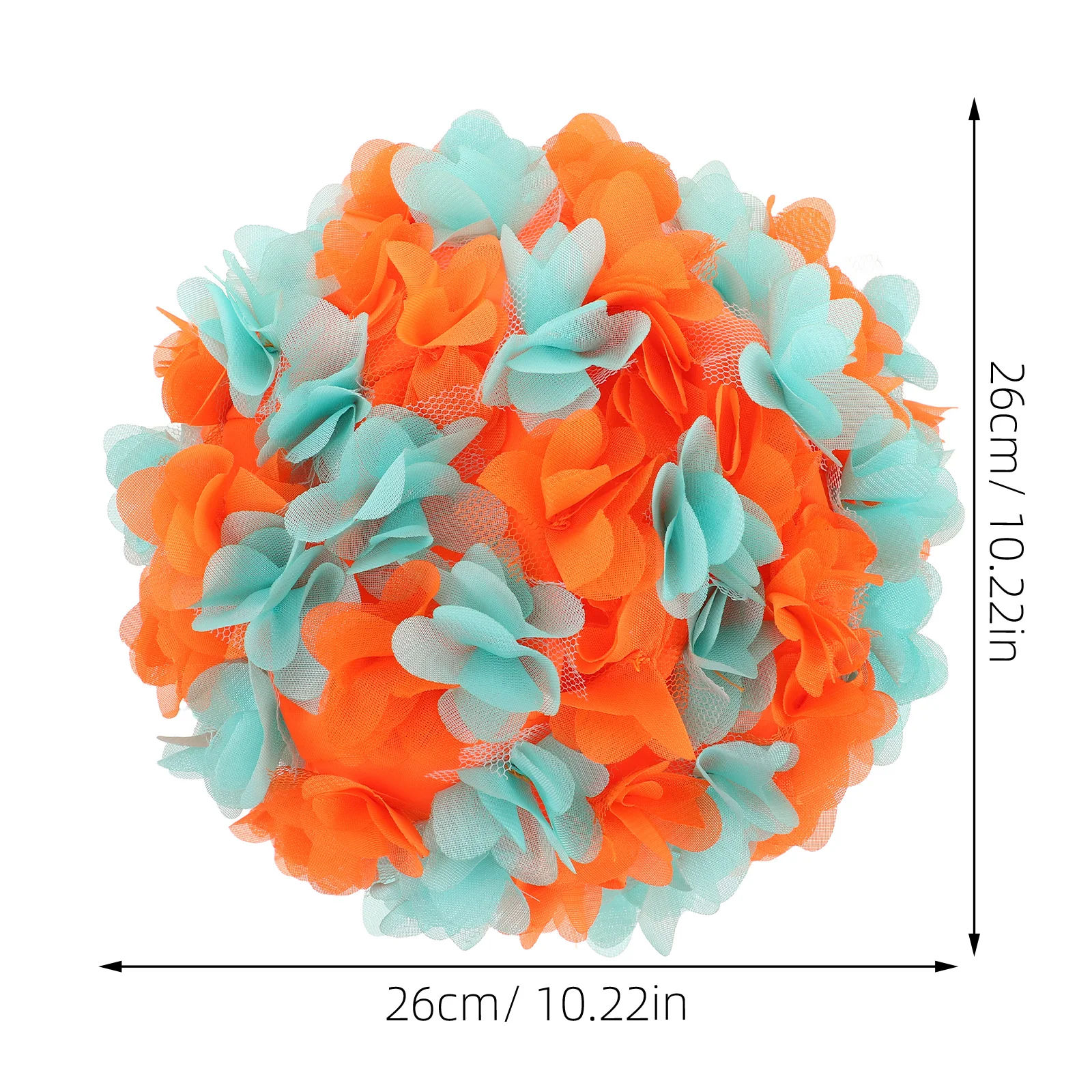 قبعة سباحة نسائية على شكل زهرة أنيقة بتصميم بتلات ثلاثية الأبعاد، قبعة سباحة مرنة قابلة للتنفس للشعر الطويل للأنشطة الخارجية على الشاطئ