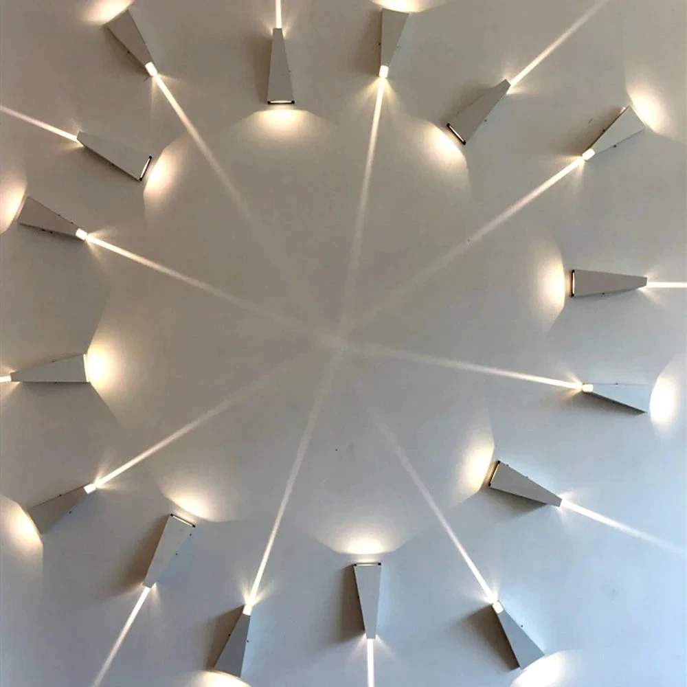 Modern LED Wall Light Outdoor Creative Design for Corridor Balcony Background Lighting