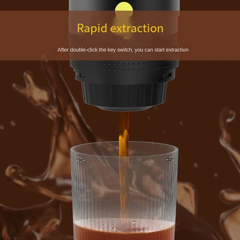 ماكينة اسبريسو إيطالية محمولة ، ماكينة صنع القهوة الكهربائية ، ماكينة الإسبريسو للتخييم ، السفر ، RV ، 60