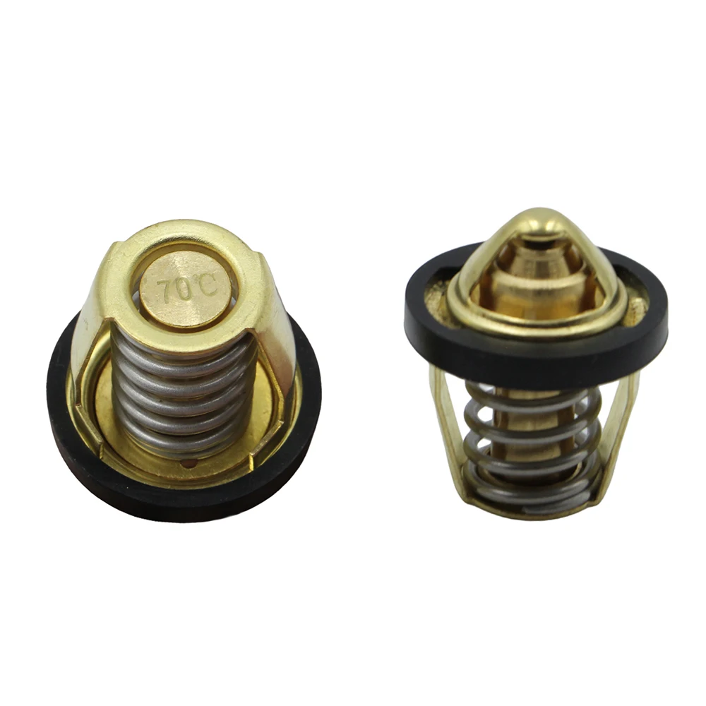 70℃ Motorcycle Thermostat Water Coolant Thermostat for Zongshen Loncin Water-Cooled Engine Dirt Bike ATV Motorcycle Parts