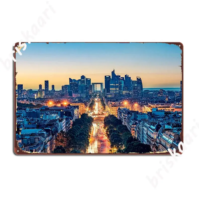 La Defense Metal Plaque Poster Poster Pub Pub Garage Decoration Tin Sign Poster