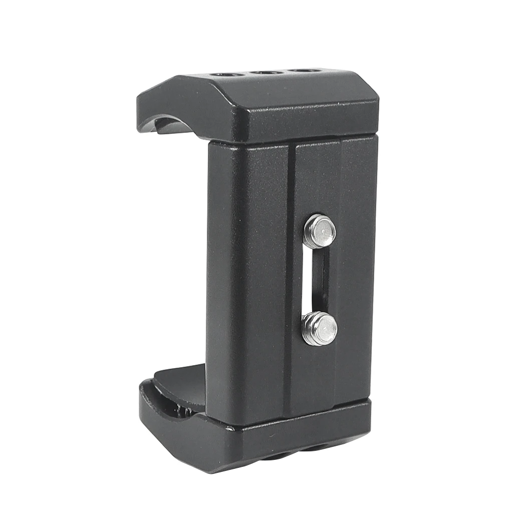 Kamerahalterung aus Aluminiumlegierung, Powerbank-Klemmhalter, 1/4 Zoll Gewinde für 55 bis 85 mm tragbare Batterie für DSLR-Käfig-Rig DJI MIC 1/2 – Detail 5