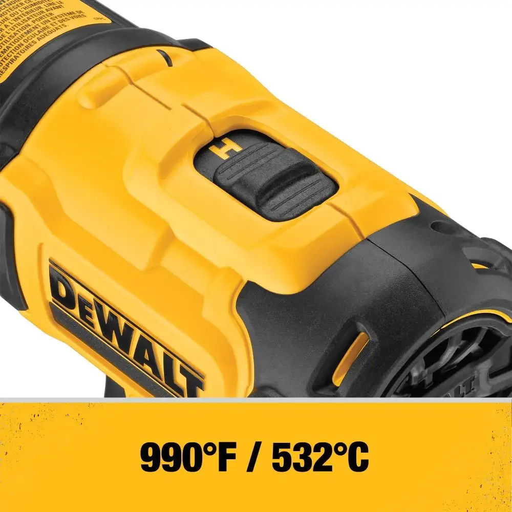 DEWALT DCE530 Cordless Heat Gun 20V Lithium Power Tools Auto Film Hot Melt Bare Tool