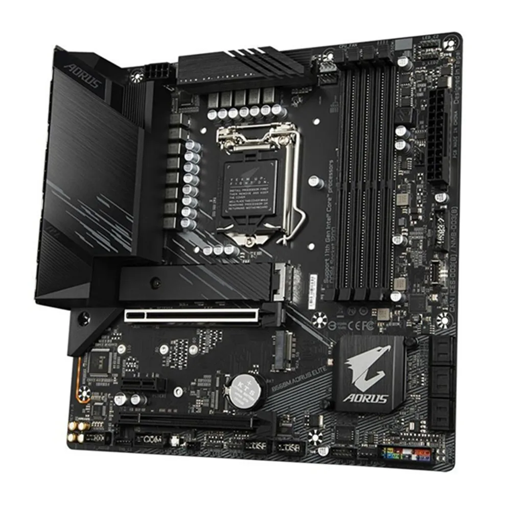 Imagem -02 - para Placas-mãe B560m Aorus Elite Lga 1200 Ddr4 128gb M-atx para Intel B560 Desktop Mainboard M.2 Sata Iii Usb3.0