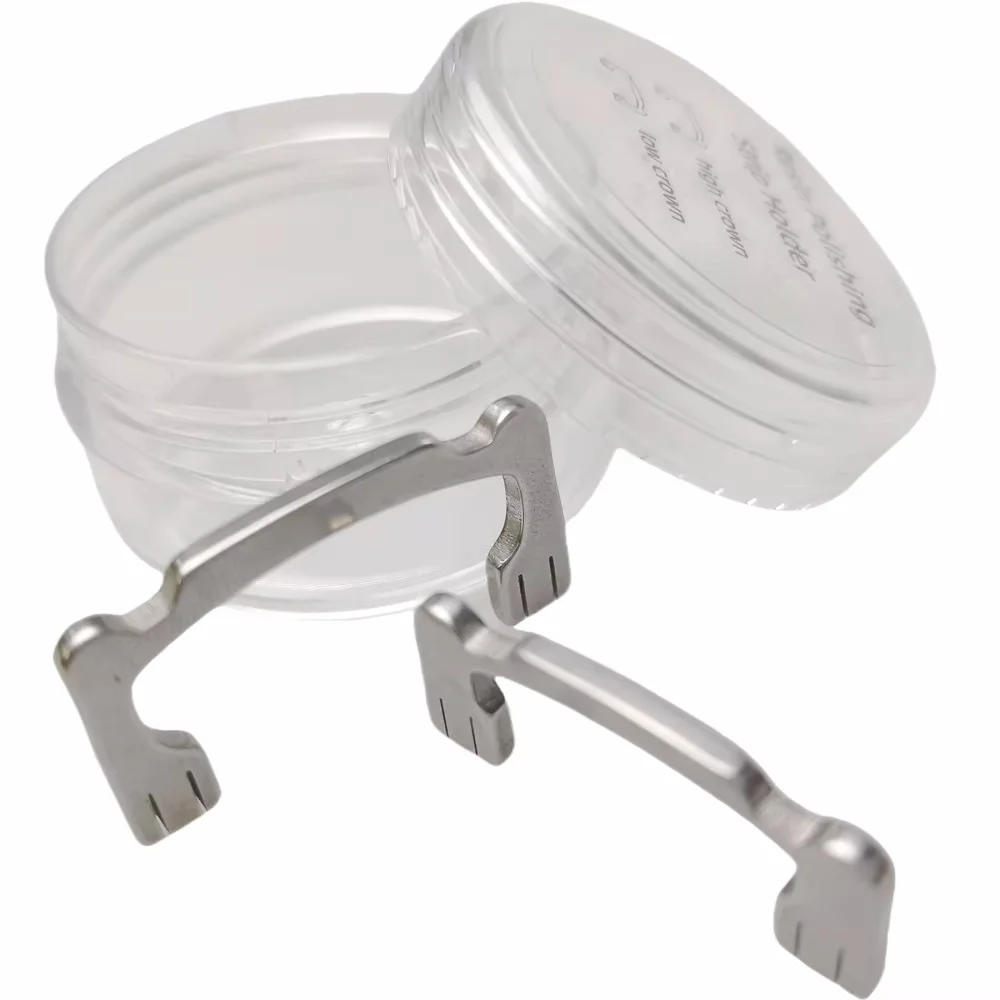 

JUMTOP Dental Polishing Strip Holder - Dual Function Low Crown & High Crown Design for Professional Tooth Polishing