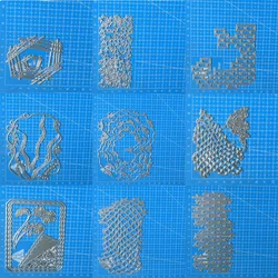 Fishing net grid framework Metal Cutting Dies Cut Die Mold Rectangle Scrapbooking Paper Scrapbook Stencils Craft