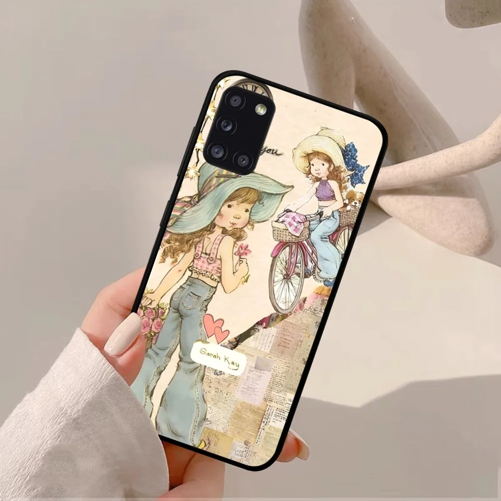 S-Sarah K-Kay L-Little Girl Phone Case For Samsung A 10 11 12 13 20 21 22 30 31 32 40 51 52 53 70 71 72 73 91 13 shell