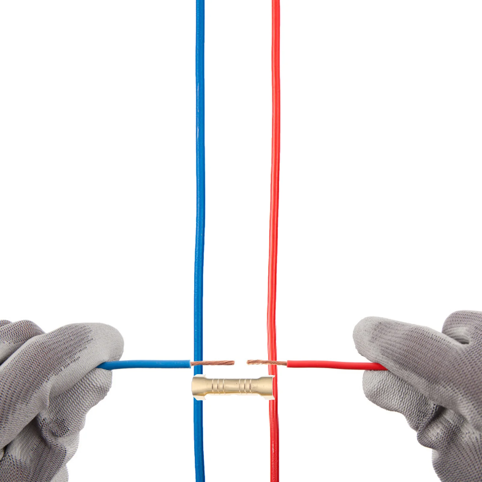 

500Pcs U Shaped Copper Terminal Connectors Wire Connectors Kit for Cable Wiring Electrical Equipment U Shape Copper Terminal