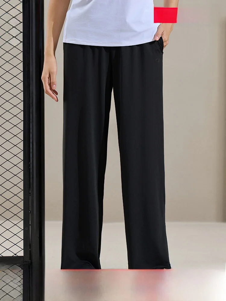 

Женские спортивные брюки XTEP 2025: летние прямые вельветовые тренировочные штаны, леггинсы с завязками, нейлон/спандекс