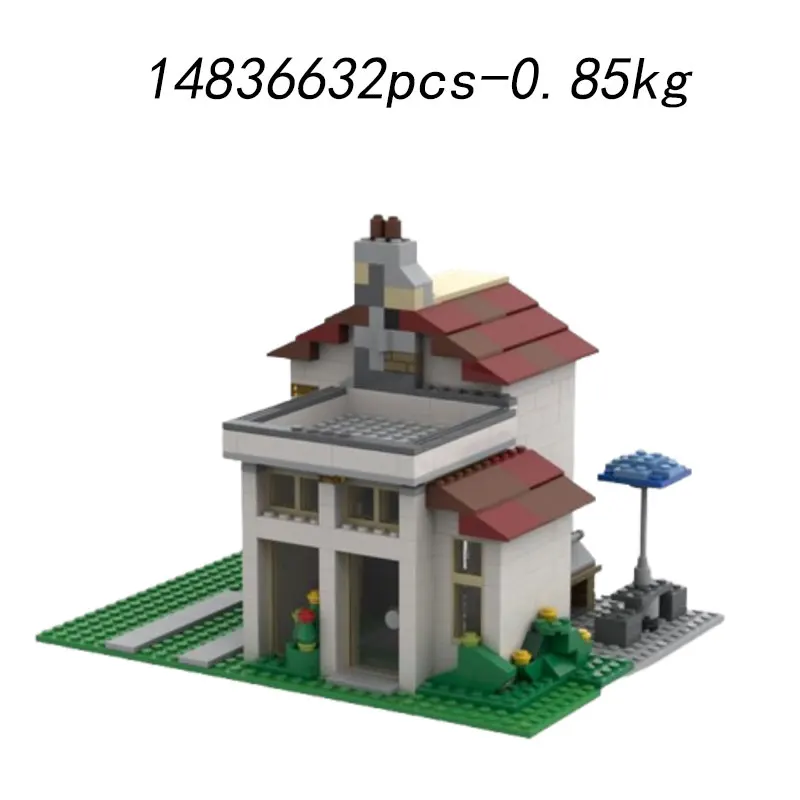 تجميع الجسيمات الصغيرة اللبنات MOC-148368 632 قطعة بناء لعبة البناء ثلاثي الأبعاد نموذج هدية لغز الصبي لتقوم بها بنفسك