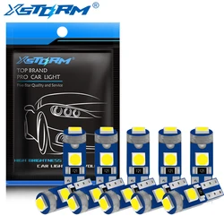 10Pcs T5 Led Bulb W3W W1.2W Led Canbus Car Interior Lights Dashboard Warming Indicator Wedge Auto Instrument Lamp 12V