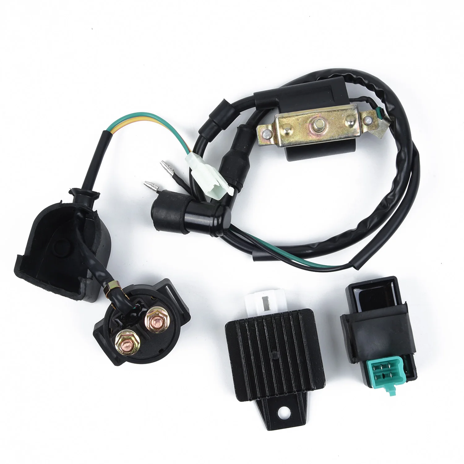 Accessories Ignition Coil Parts For Coolsports For Kazuma For Lifan Starter Relay for ATV Dirt Bike Gokart 4Pin Rectifier
