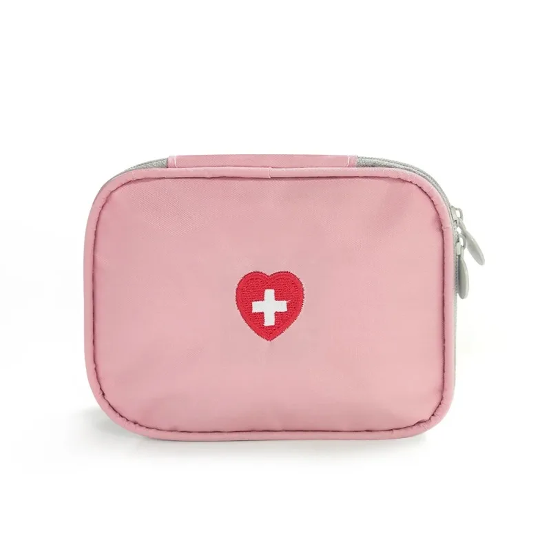 حقيبة أدوات الإسعافات الأولية المنزلية الصغيرة الفارغة للسفر حزمة الأدوية المحمولة أكياس أدوات الطوارئ حقيبة تخزين الأدوية منظم صغير #5
