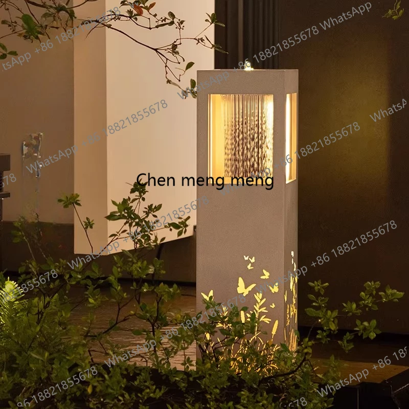 Outdoor courtyard flowing water ornament circulating water balcony decoration, villa landscaping small fountain