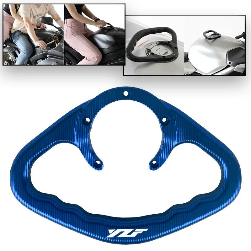 Motorcycle Passenger Handgrips Hand Grip Tank Grab Bar Handles Armrest For YAMAHA YZF R1 R3 R6 R25 YZFR1 YZFR3 YZFR6 YZFR25
