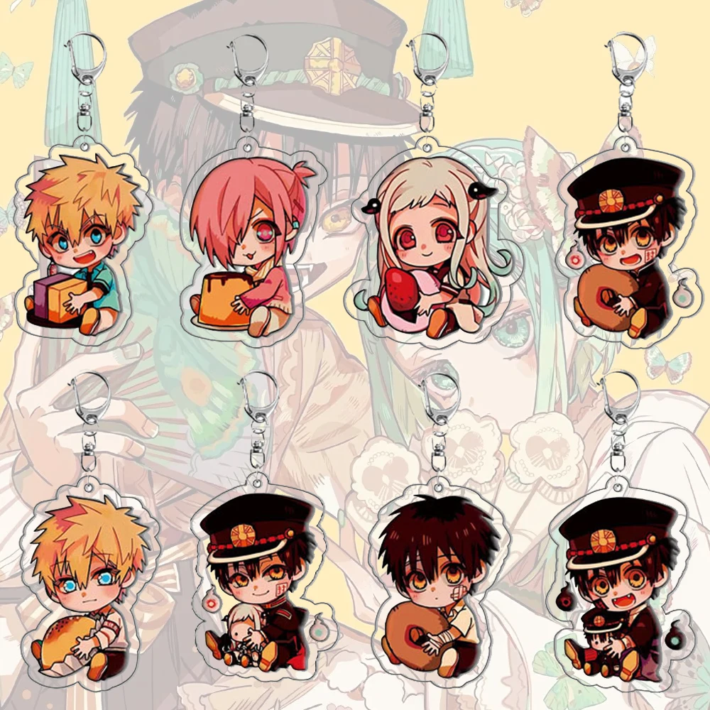 

Toilet-bound Hanako Kun Acrylic Keychain Nene Bag Decorate Diy Accessories Exquisite Pendant Kawaii Keyring Set Birthday Gift