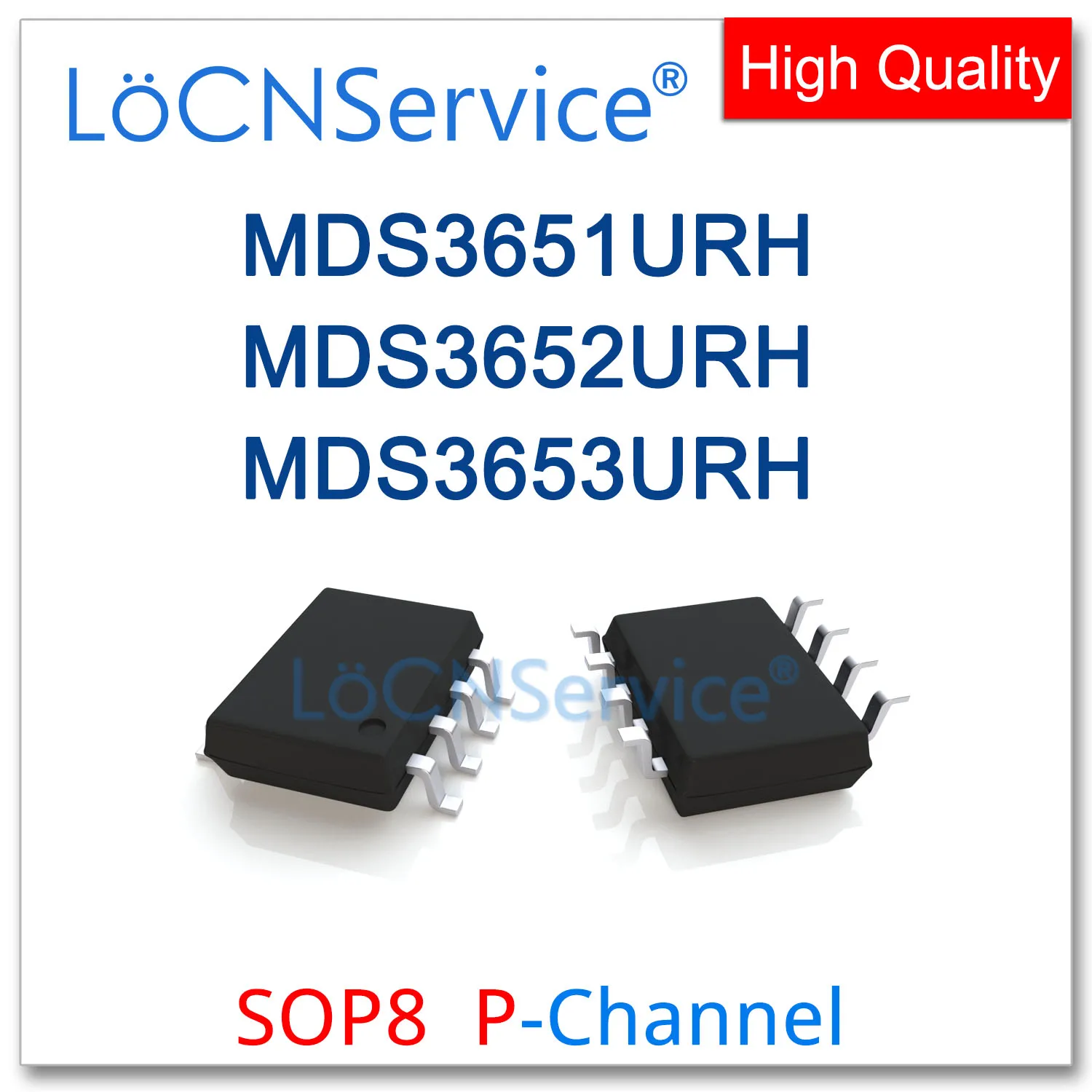 LoCNService 50 PZ 500 PZ SOP8 MDS3651URH MDS3652URH MDS3653URH P-CHANNEL Alta qualità MDS URH 3651 3652 3653