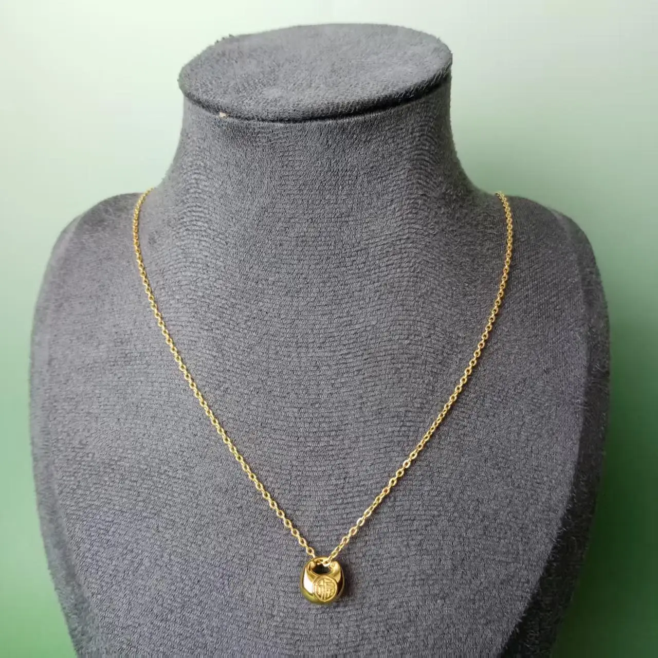 Pure Titanium Necklace, Hypoallergenic O-Shaped Necklace, 1.5mm Fine Chain, Seamless Pendant Accessory Chain