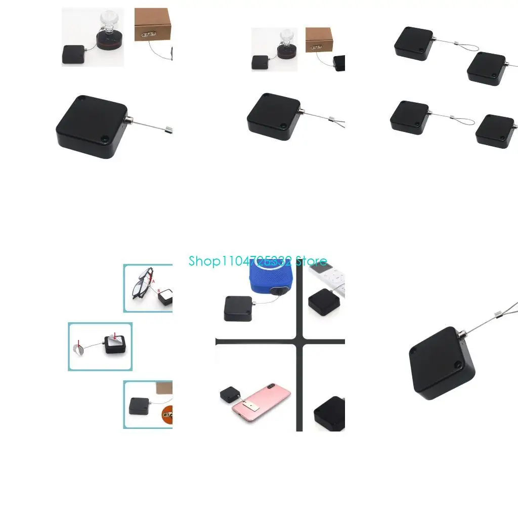 

P5EA Pack of 1/24 Retractable and DVDs Remote Tethers with Adjustable Leashes Never Misplace Again