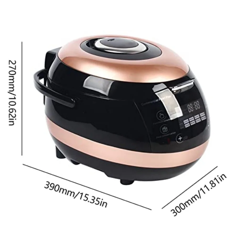 وعاء اللؤلؤ الأوتوماتيكي 5L التجارية وعاء اللؤلؤ الأوتوماتيكي بالكامل طباخ التابيوكا 800 واط آلة صنع اللؤلؤ لغلي ساجو بودنغ بوبا