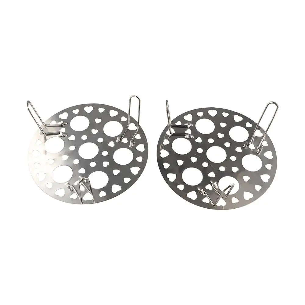 

Stainless Steel Steamed Egg Rack High Foot Folding Steamer Basket Thickened Multifunctional Steam Grid Dumplings