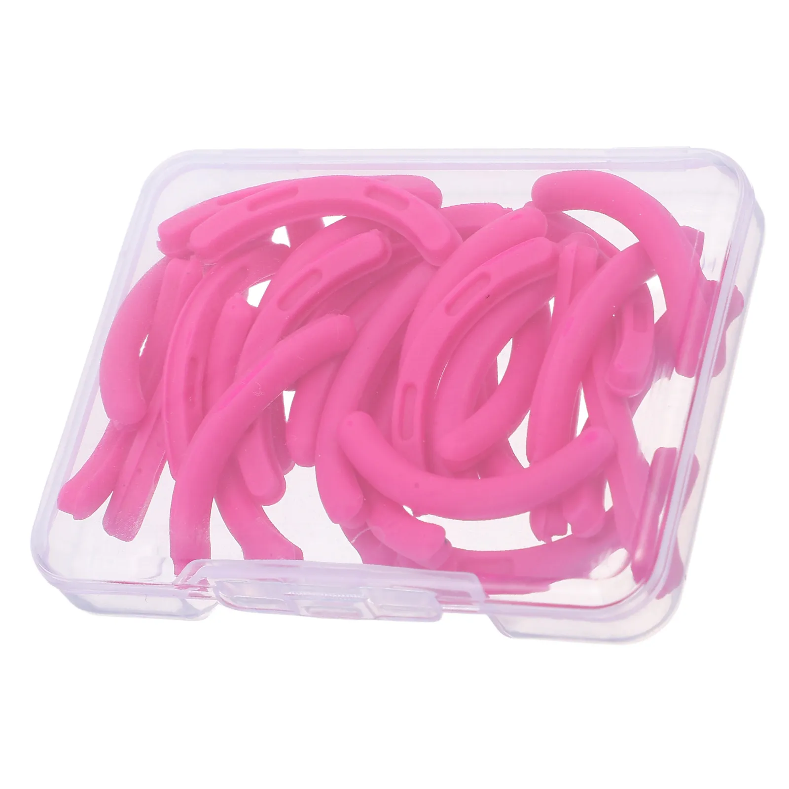 30Pcs Universal Eyelash Curler Rubber Pads Replacement Soft Elastic Lash Curler Refill Strips Cushion Refills for Daily Makeup