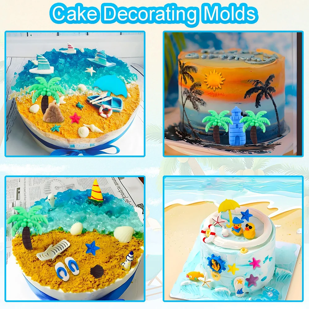 قوالب سيليكون على شكل شاطئ صيف - مراجعة Donut Mold Silicone وسعره