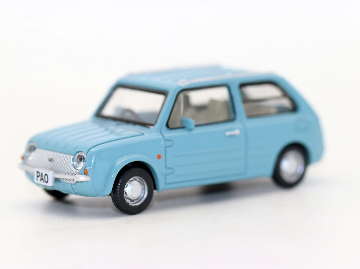 1/64 Scale Nissan PAO Retro Static Coupe Model ABS Plastic Car