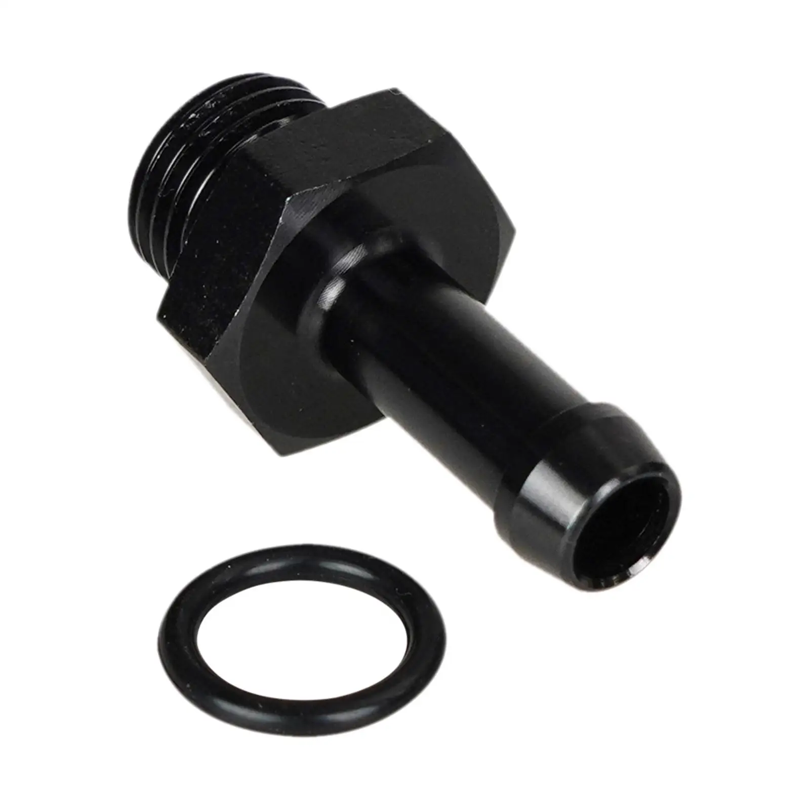 6 AN Male to 5/16 Hose Barb Fitting High Performance with 6AN Orb Washer Accessories O Ring Seal Fuel Oil Line Adapter