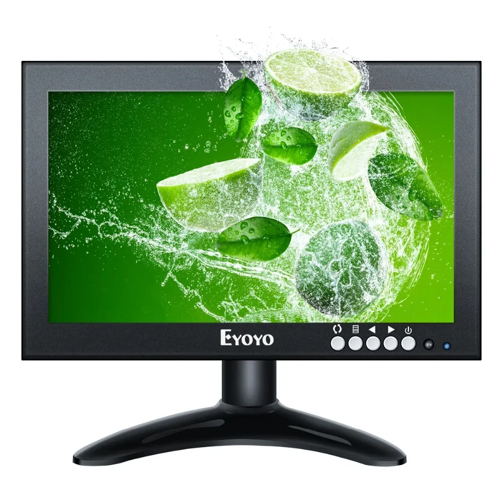 

Настольный монитор Eyoyo EM08G 1280*720 IPS-экран с пультом дистанционного управления и динамиком VGA AV BNC HDMI-порт для компьютера DVD TV-box
