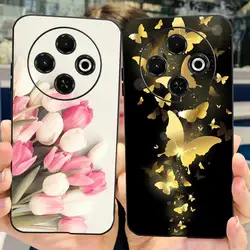 For Tecno Spark 30C Case Beautiful Flowers Butterfly Phone Cases For Tecno Spark 30 30C 30 C 4G Back Cover Soft Slim TPU Fundas