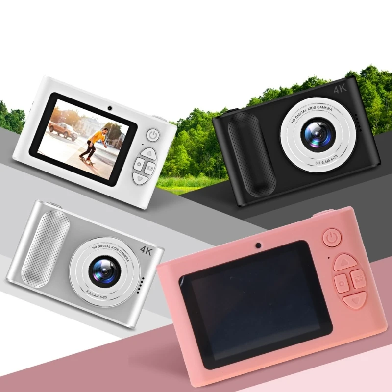 New Students Children Digital Camera Double Lens Campus Youth CCD Sensor Camera 44MP 3280x2160