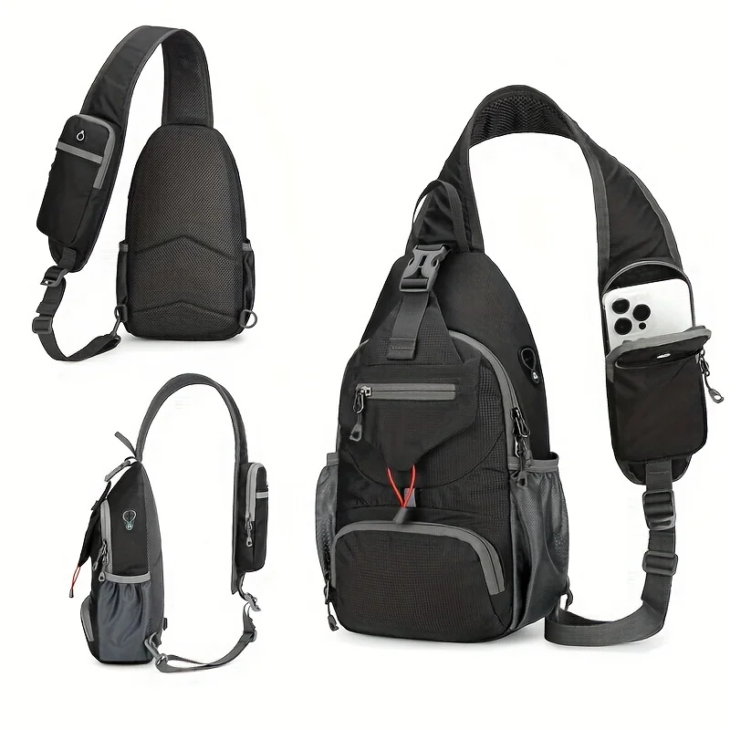 

Мужская противоугонная сумка на плечо, многофункциональная поясная сумка для кассового аппарата, велосипедный дорожный рюкзак для хранения, нагрудный рюкзак через плечо