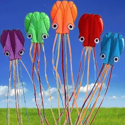 Kostenloser Versand 3m Octopus Kite Flugs pielzeug für Kinder Drachen Linie profession elle Winde Drachen Fabrik Erwachsene Drachen Kites Kites urf Koi