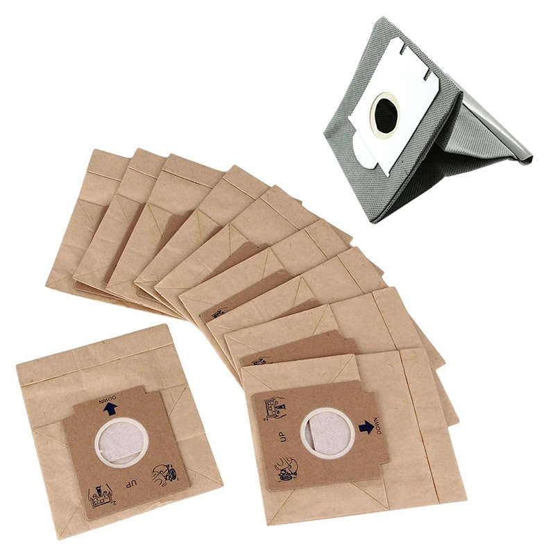 Sacos De Filtro De Aspirador, Saco De Pó, Khaki, 1 Pc Cinza, 11 Pcs